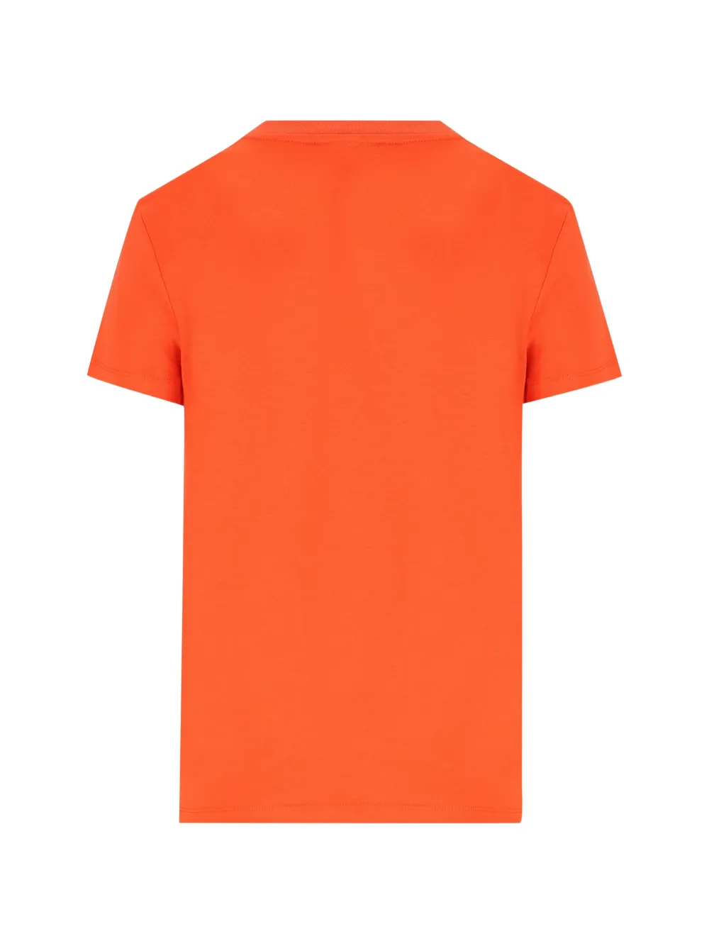  Max Mara Chest-pocket Embroidered-logo T-shirt - Orange 