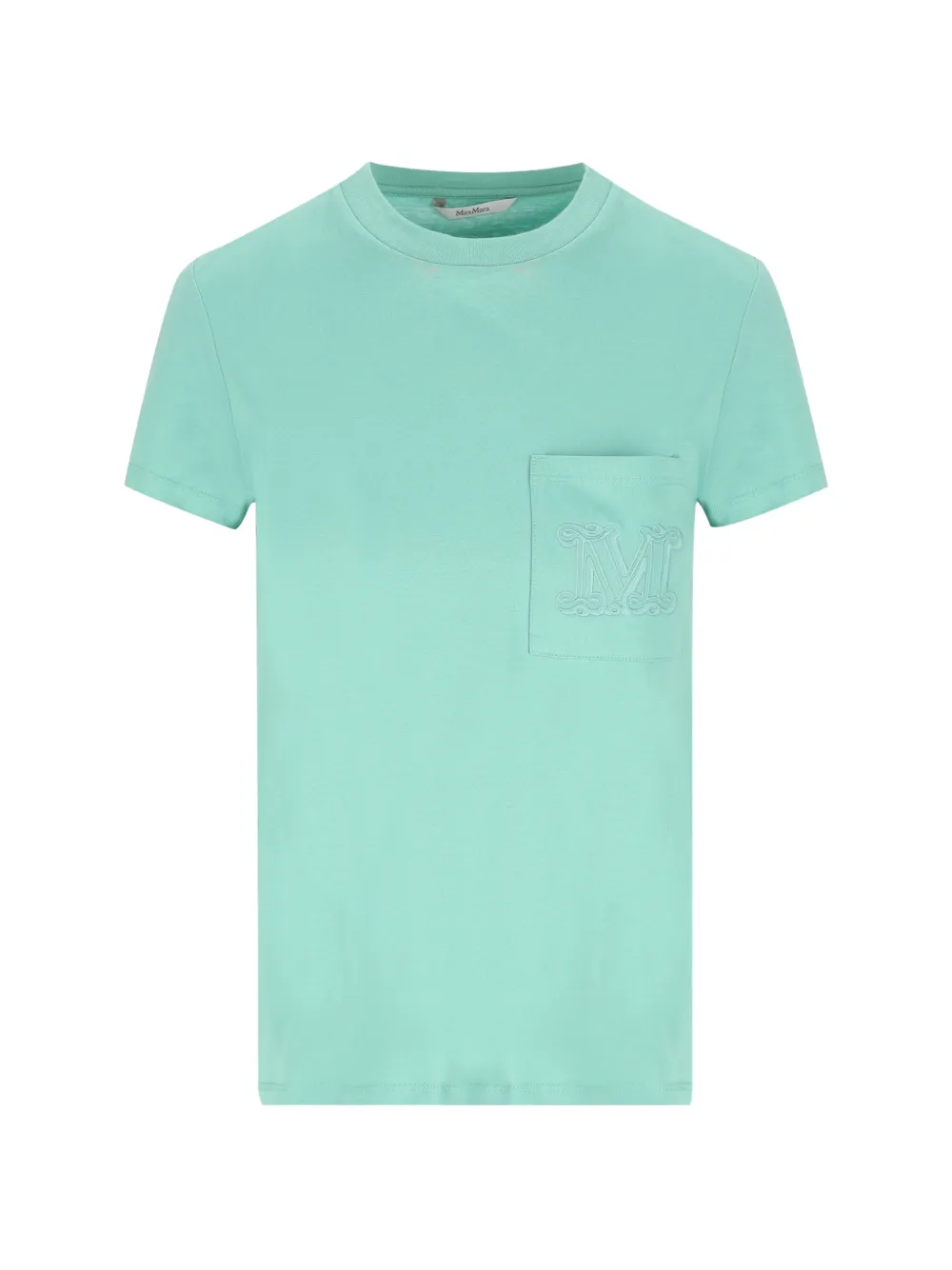 Max Mara T-shirt con ricamo - Verde