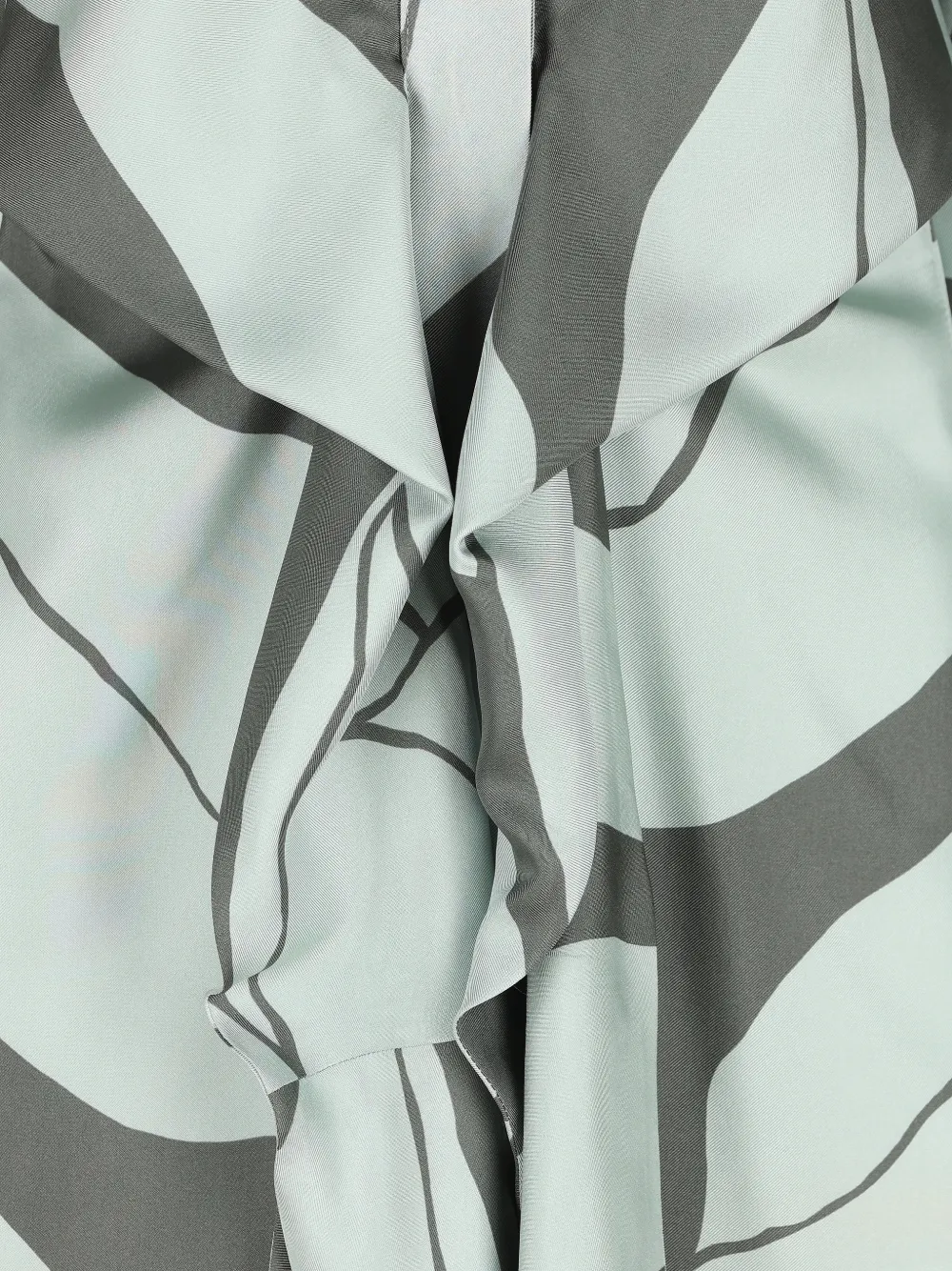  Max Mara Floral-print Dress - Green 
