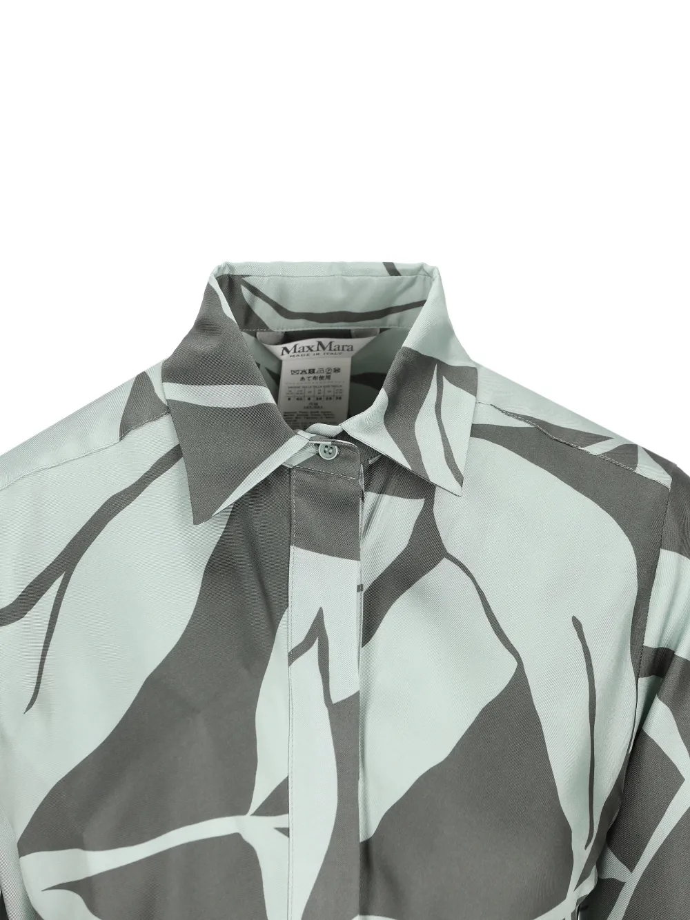Max Mara Jurk met bloemenprint Groen