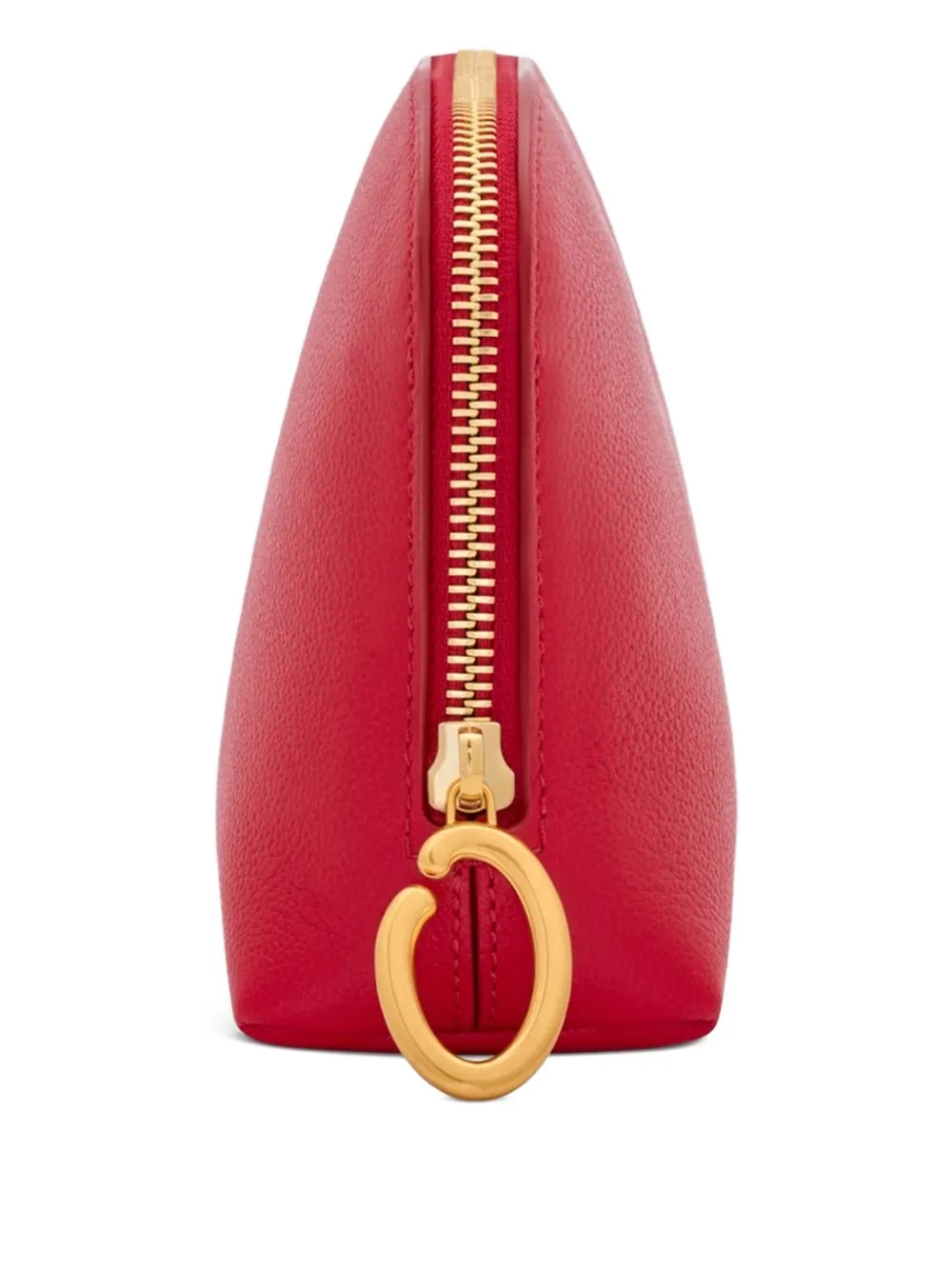 Oscar De La Renta Medium Zip-up Makeup Bag In Neutral