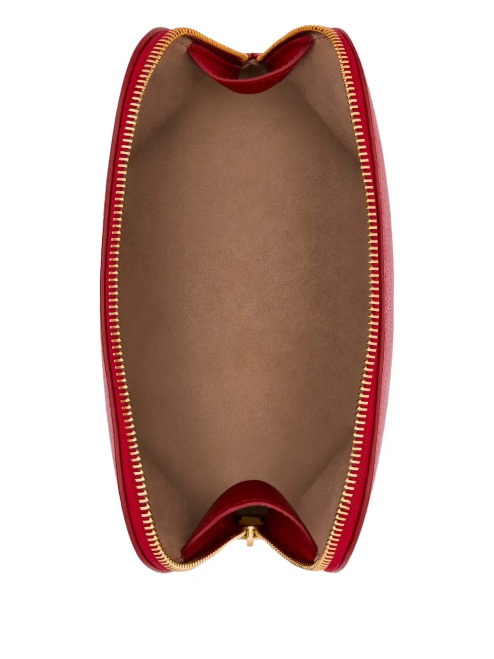 Oscar De La Renta Medium Zip-up Makeup Bag In Neutral