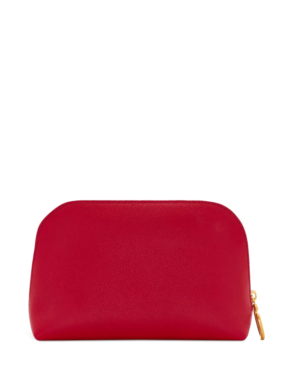 Oscar de la Renta medium zip-up makeup bag - Rood