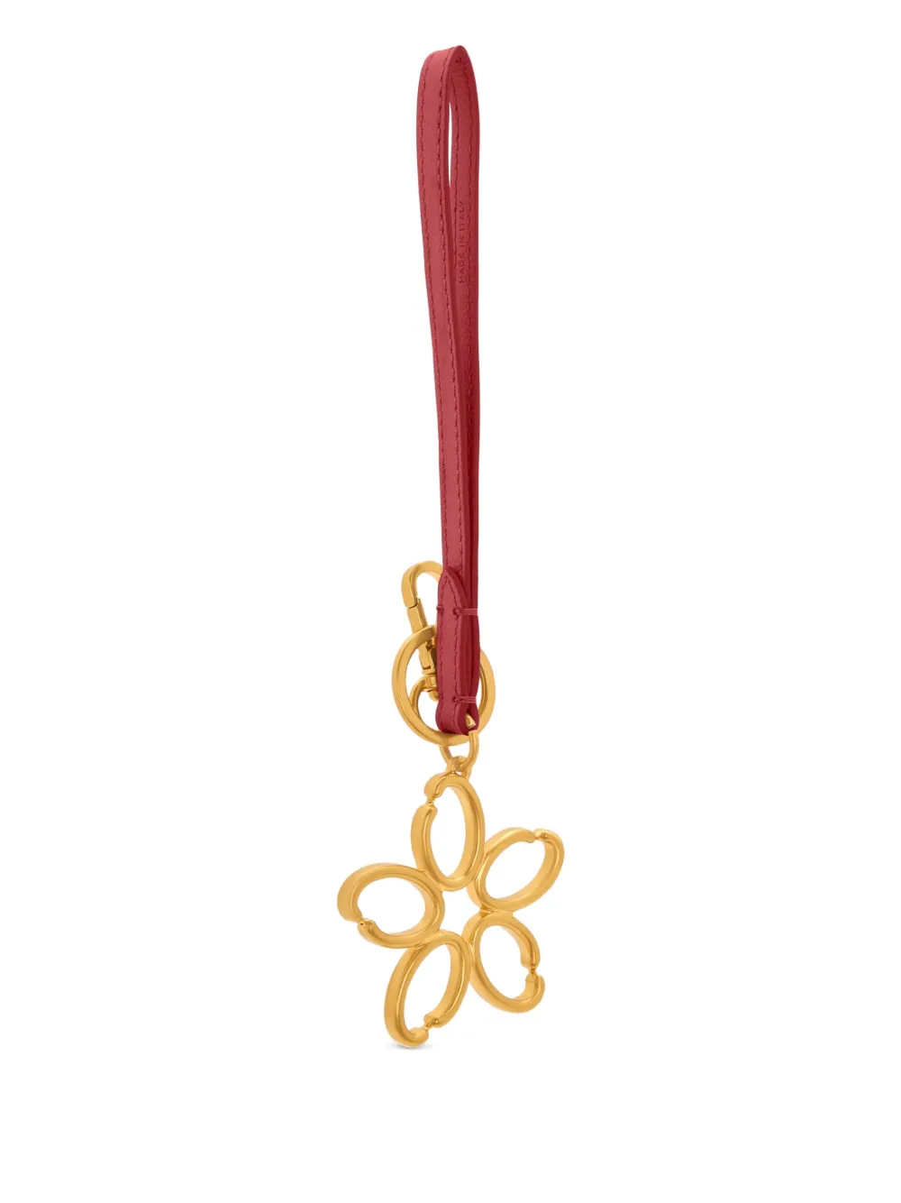  Oscar De La Renta O Flower Keyring - Gold 