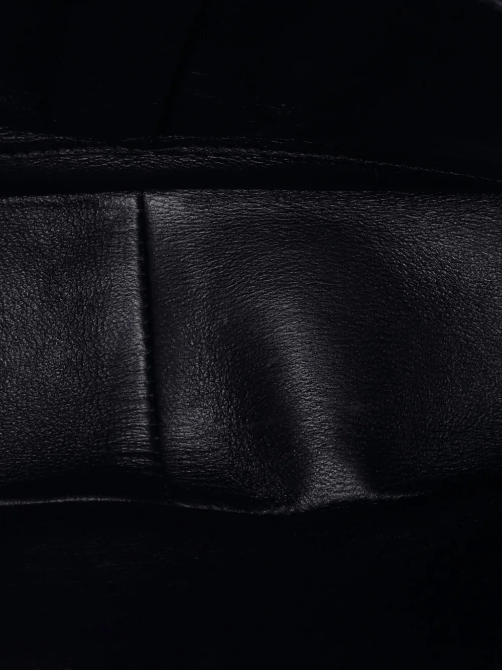 Pre-owned Chanel Classic Double Flap Bag Quilted Patent Jumbo Shoulder Bag In Black