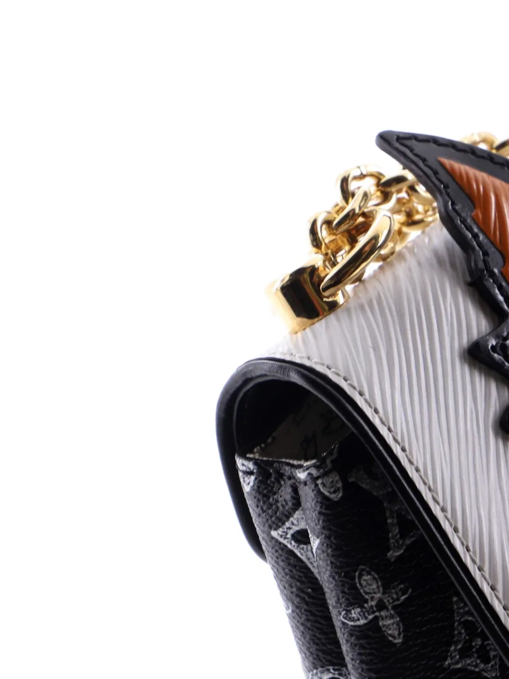 LOUIS VUITTON Pre-owned Orange Cat Limited Edition Grace Coddington Epi Leather And Catogram Canvas Shoulder Bag In Black