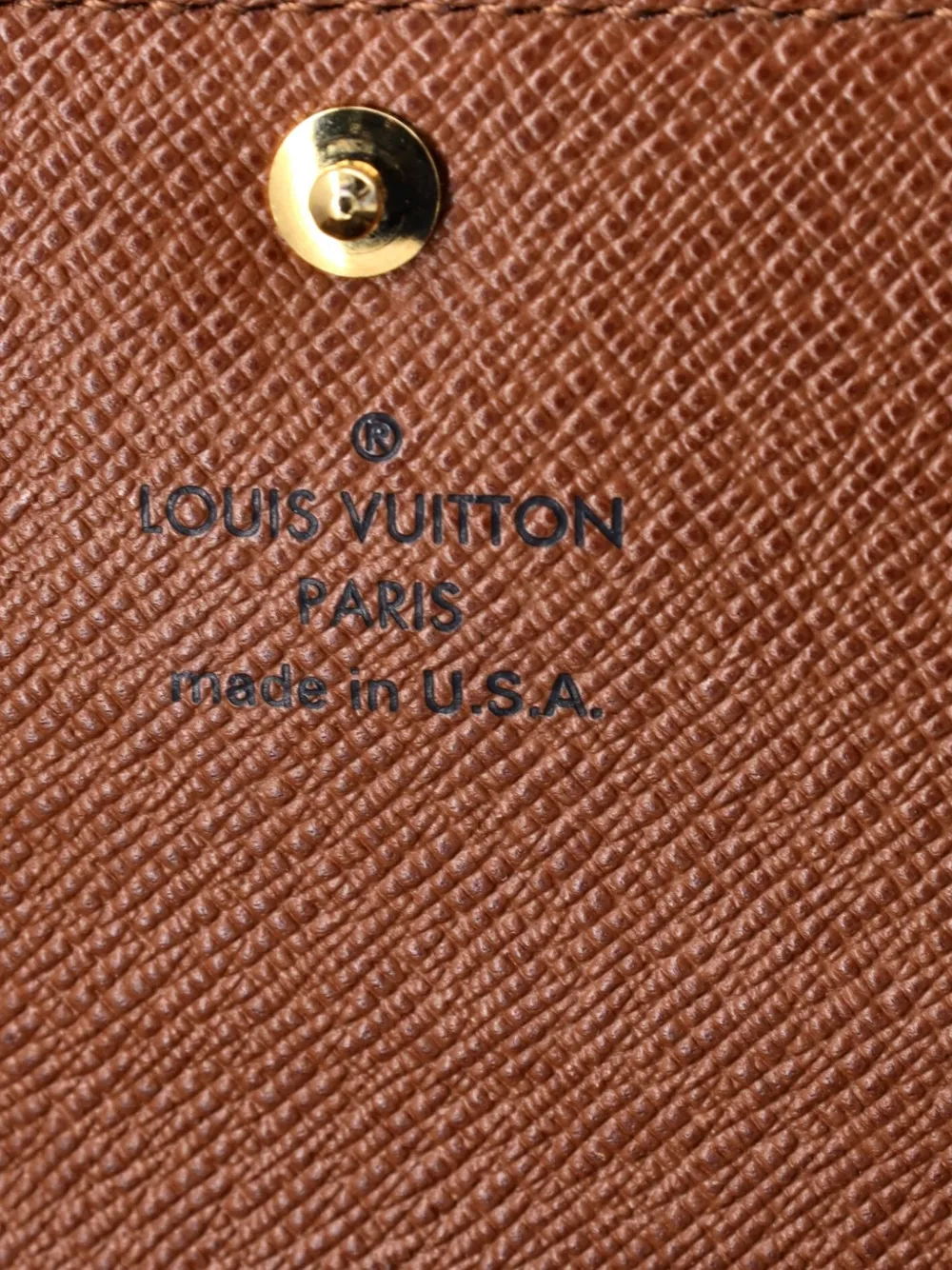 Pre-owned Louis Vuitton Sarah Wallet Monogram Canvas Small Wallets In Brown