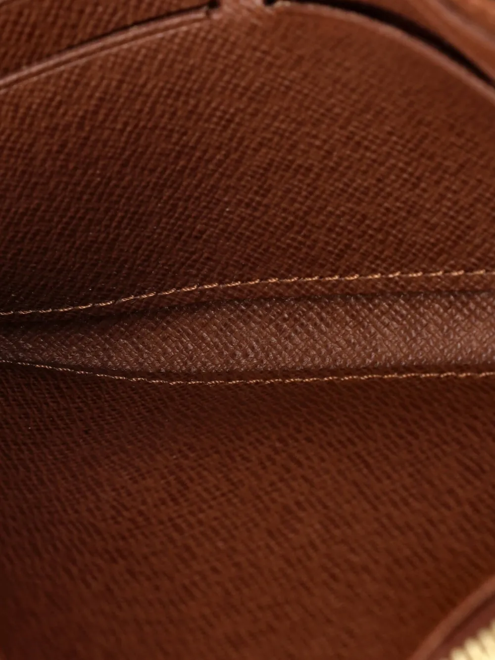 Pre-owned Louis Vuitton Sarah Wallet Monogram Canvas Small Wallets In Brown