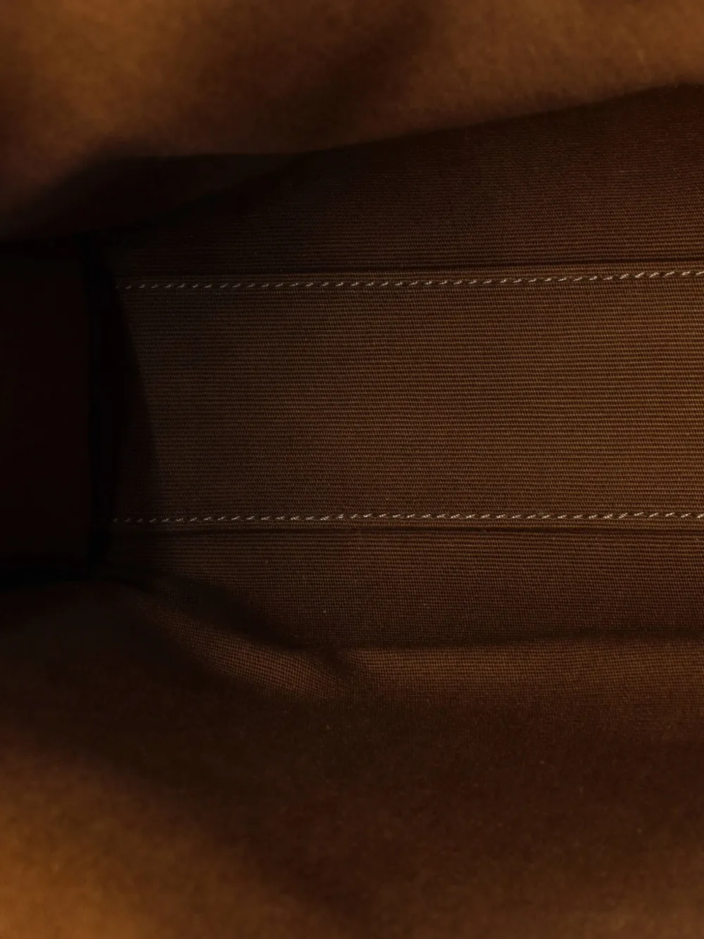 CELINE Pre-owned Vertical Cabas Triomphe Coated Canvas Medium Tote Bag In Brown