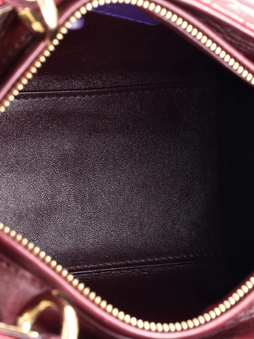 Tricolor Lady Dior Bag Cannage Quilt Lambskin Medium Satchel