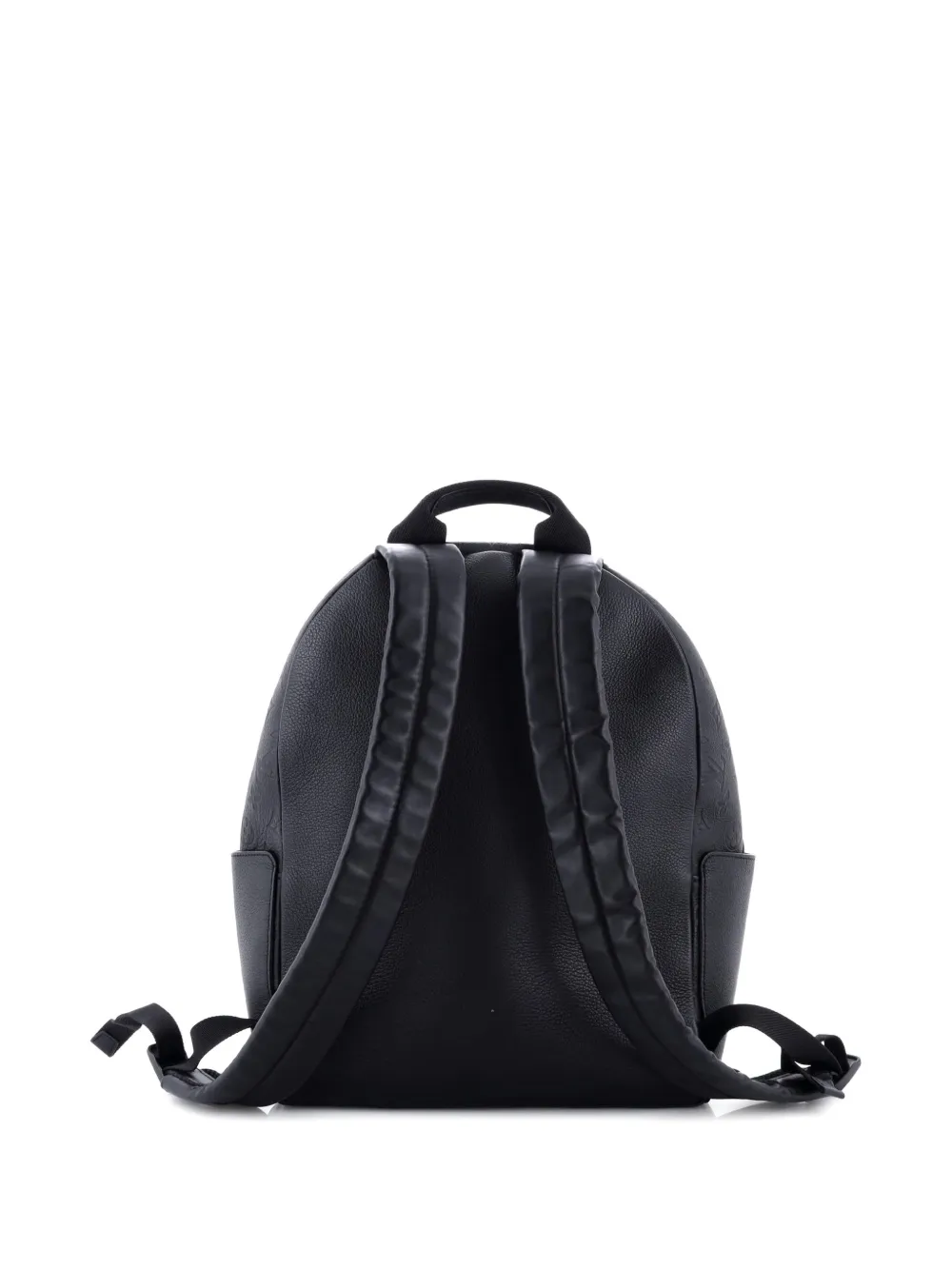 LOUIS VUITTON Pre-owned Discovery Monogram Shadow Leather Pm Backpack In Black