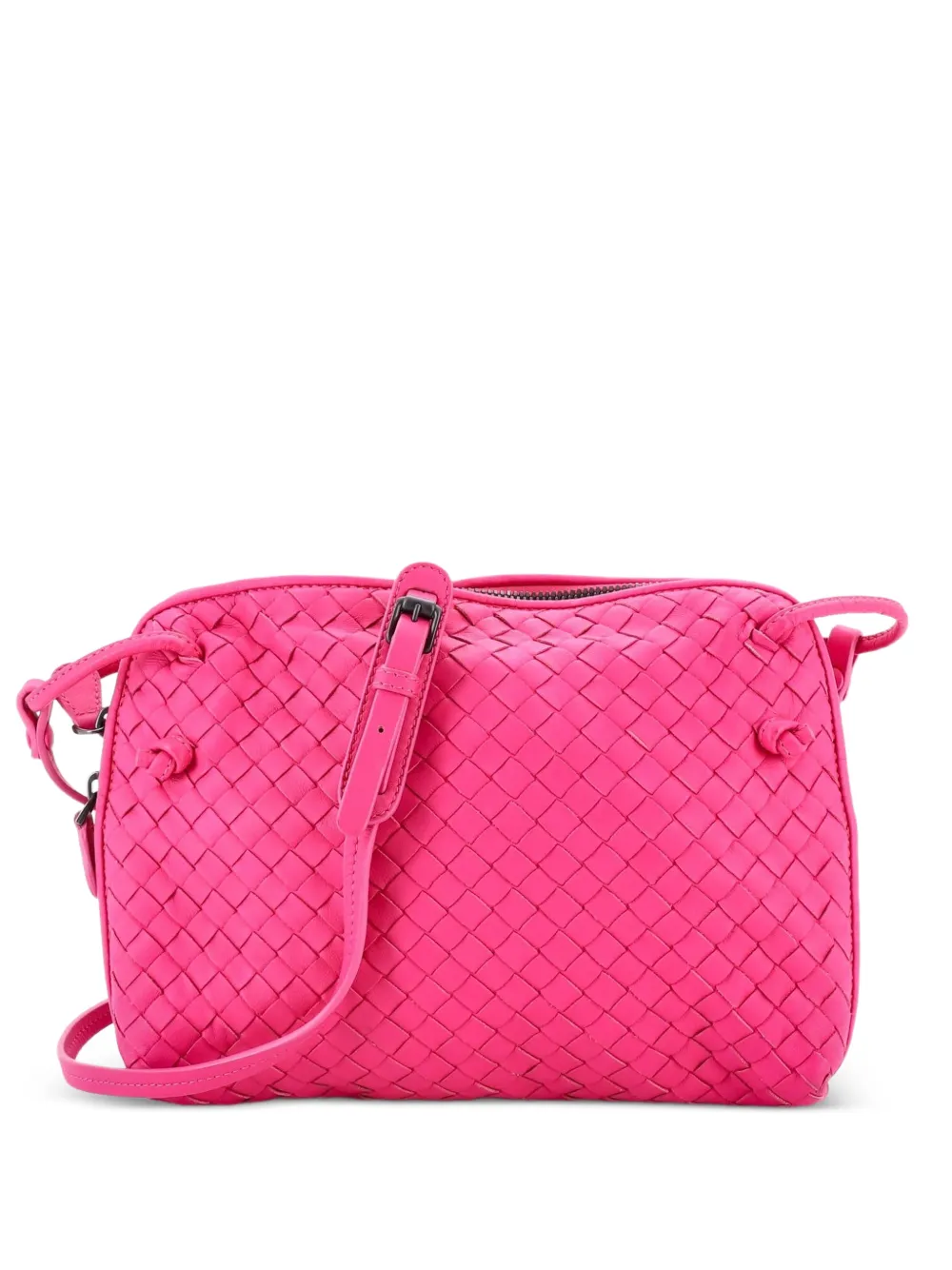 Bottega Veneta Pre-Owned Nodini Intrecciato Nappa Small crossbody bag - Rosa