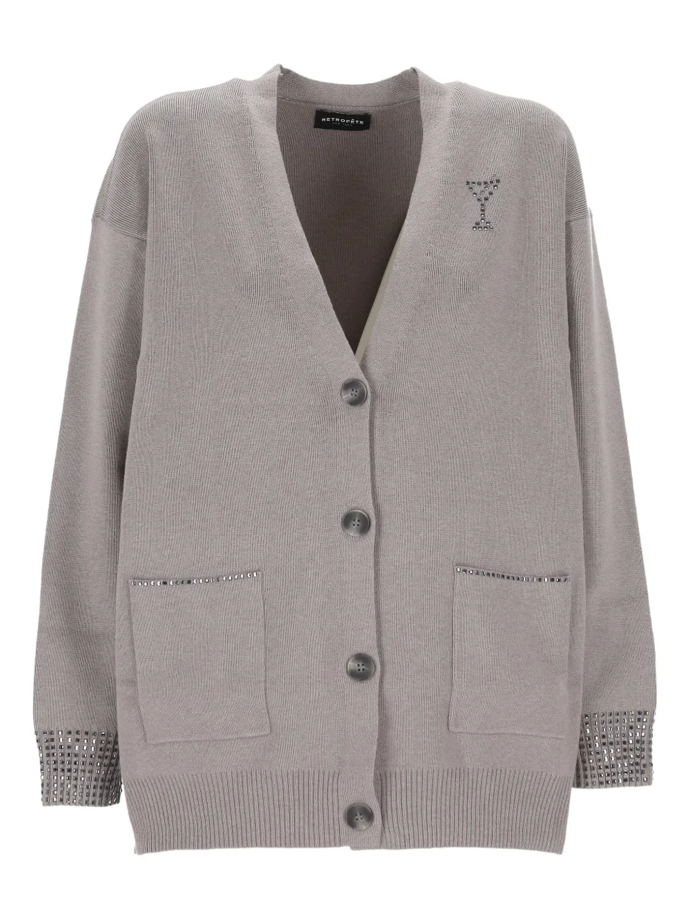 Retroféte Sidara Cardigan In Gray