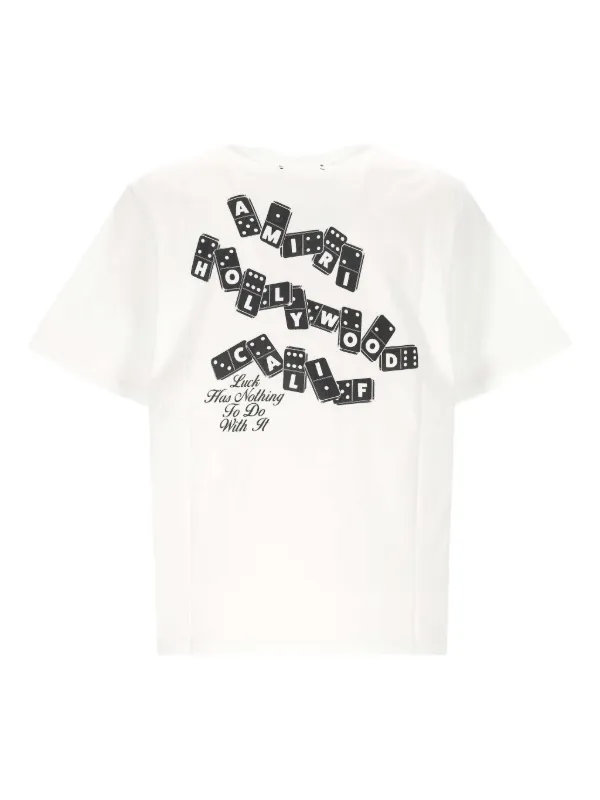 AMIRI Domino Print T-shirt | White | FARFETCH