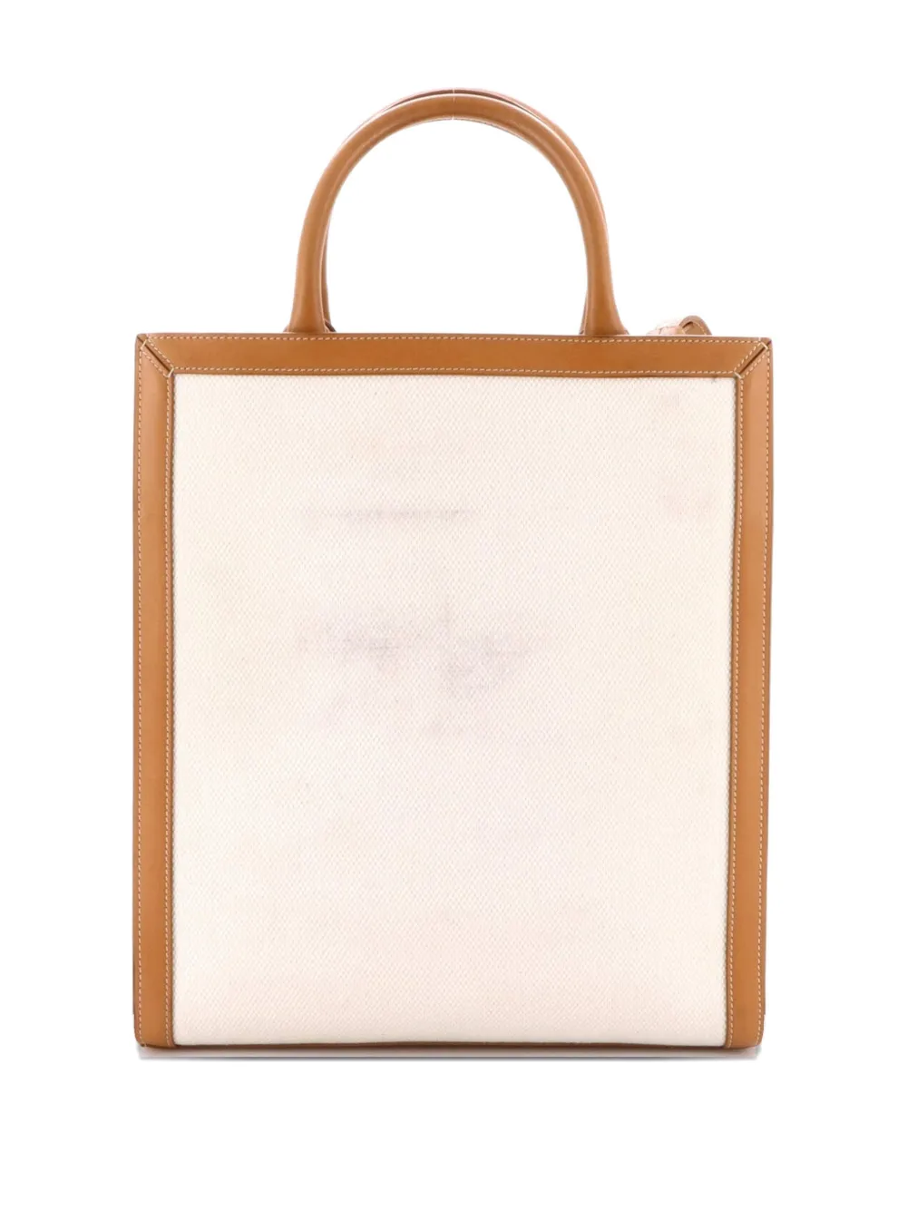 Celine Pre-Owned Vertical Cabas Canvas with Leather Small tote bag | Pre-Owned | Image 2