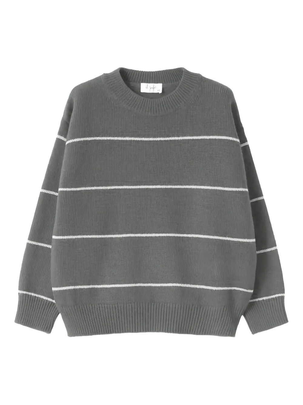 Il Gufo suéter con motivo de rayas | gris | Image 1