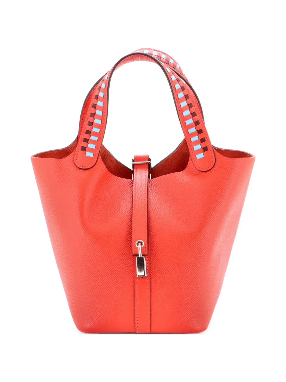 Hermès Pre-Owned Picotin Lock Bag Tressage Epsom PM bucket bag - Multicolore