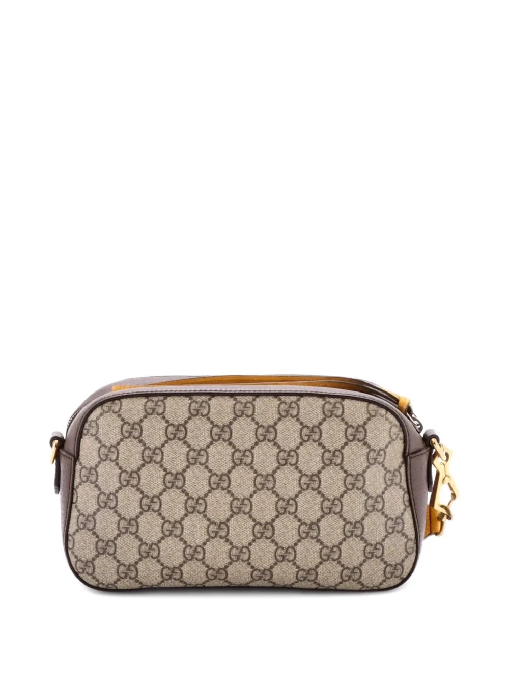 Pre-owned Gucci Neo Vintage Camera Messenger Bag Gg Coated Canvas Crossbody Bag In Brown