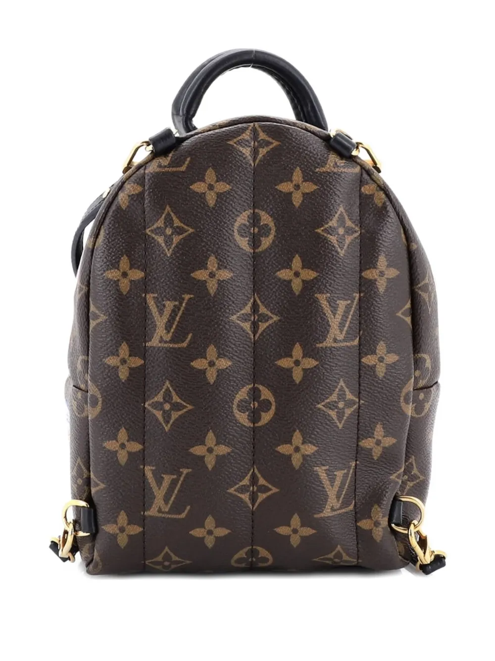 LOUIS VUITTON Pre-owned Palm Springs Limited Edition World Tour Monogram Canvas Mini Backpack In Brown