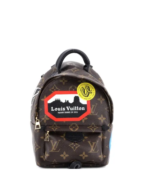 Louis Vuitton Pre-Owned Palm Springs Limited Edition World Tour Monogram Canvas Mini backpack