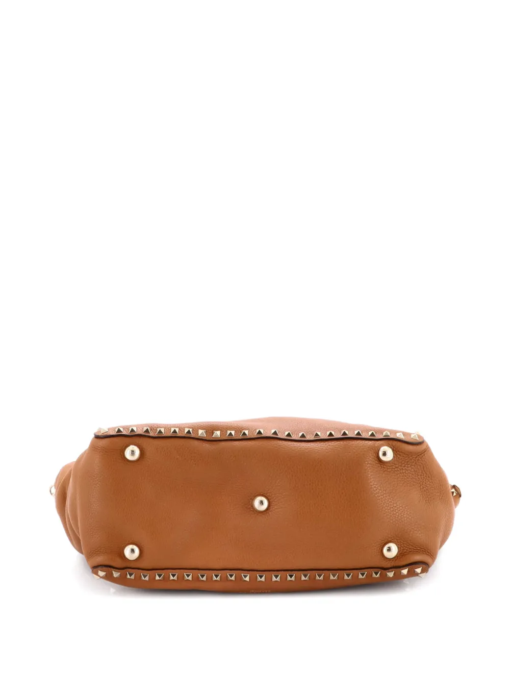Rockstud Pebbled Leather Medium Tote Bag