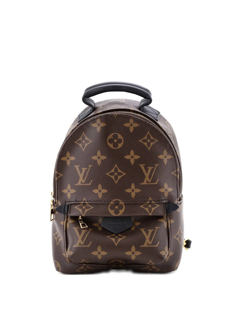 Click to view more detailed imagery on our partner's website Pre-owned Louis Vuitton Palm Springs Monogram Canvas Mini Backpack In Brown