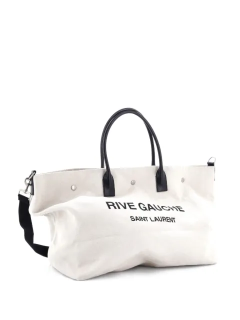Saint Laurent Pre-Owned Rive Gauche Shopper Canvas Maxi tote bag