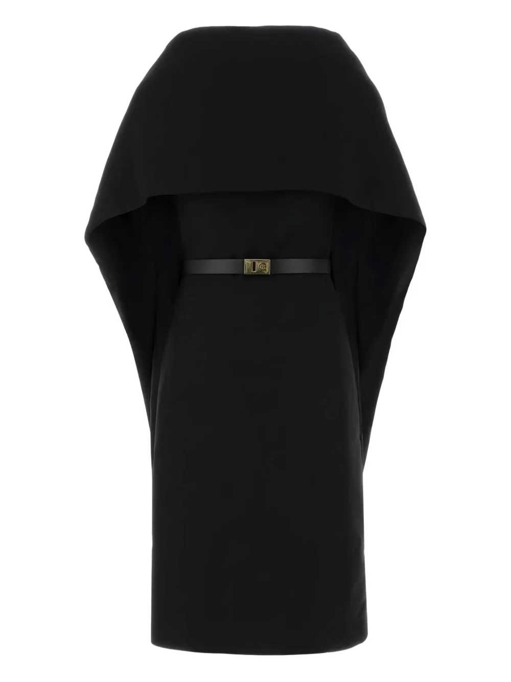 Ferragamo belted mini dress - Zwart