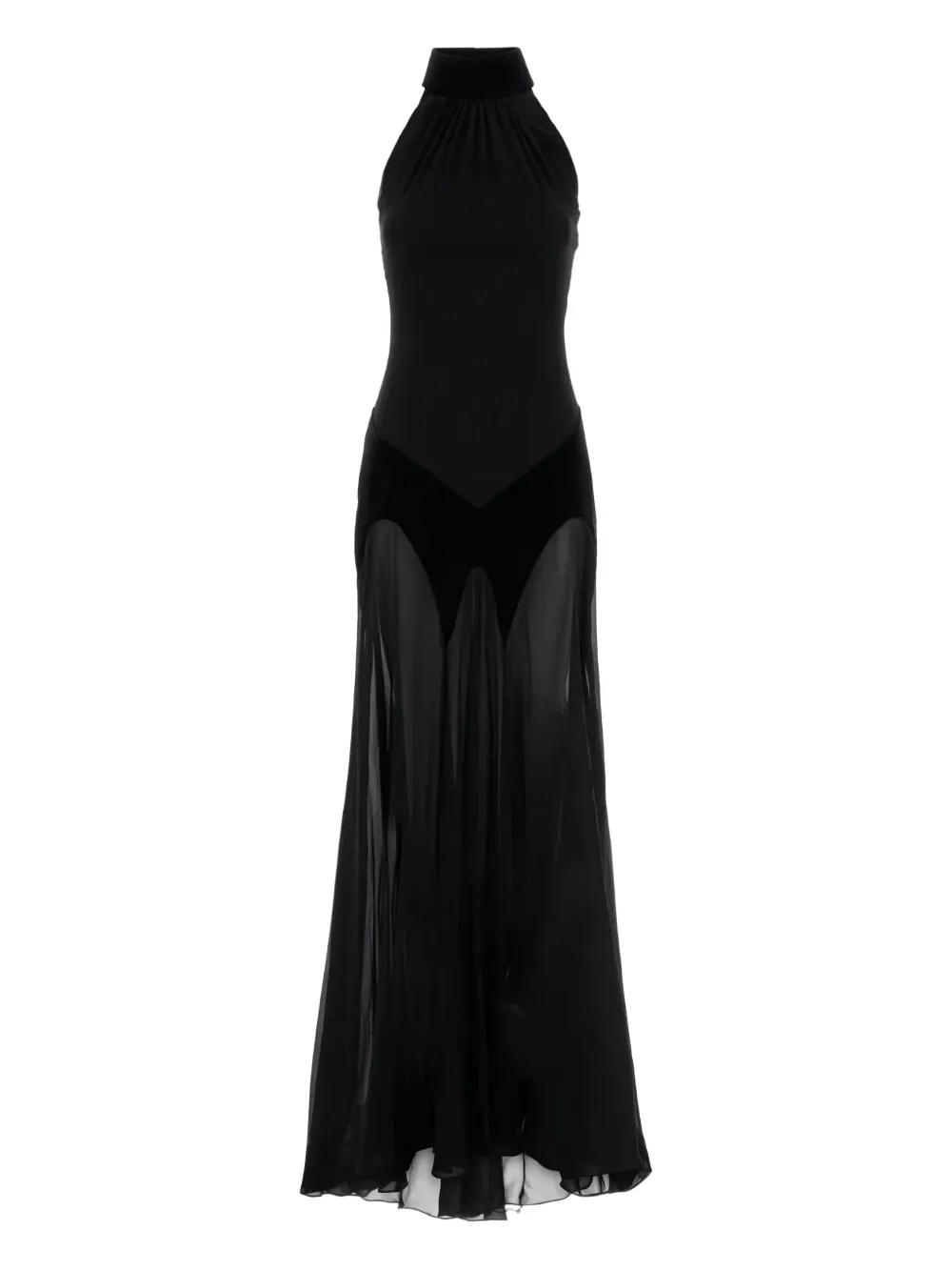 Alexander McQueen sleeveless maxi dress - Nero