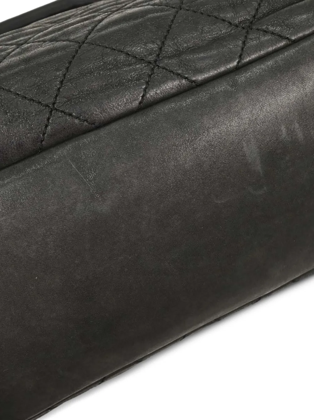 CHANEL Pre-owned 2011 The Mix Shopping Iridescent Quilted Tote Bag In Black