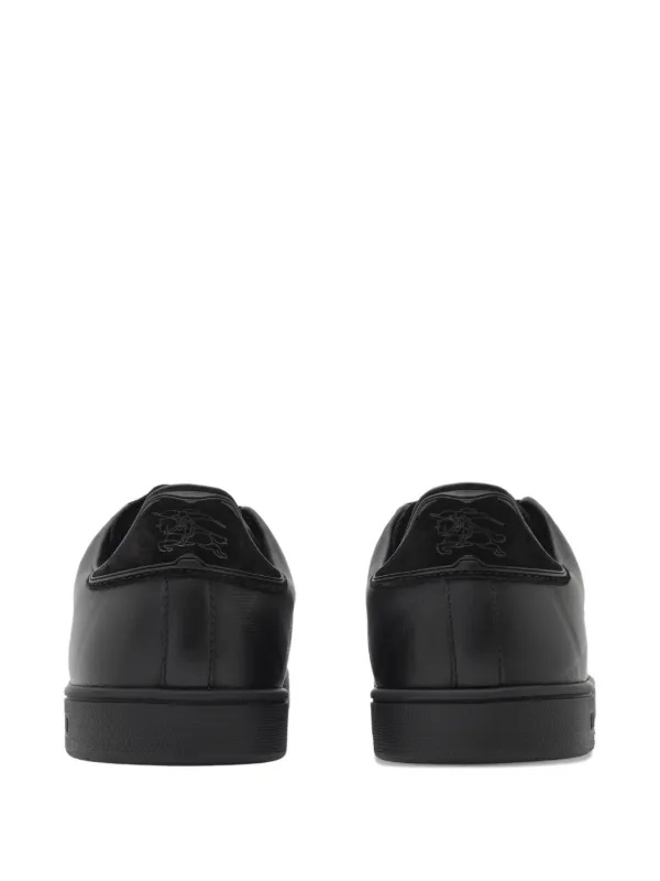 Burberry Embossed Check Leather Set sneakers​ | Black | FARFETCH