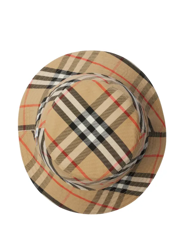 Burberry リバーシブル バケットハット | ニュートラル | FARFETCH JP