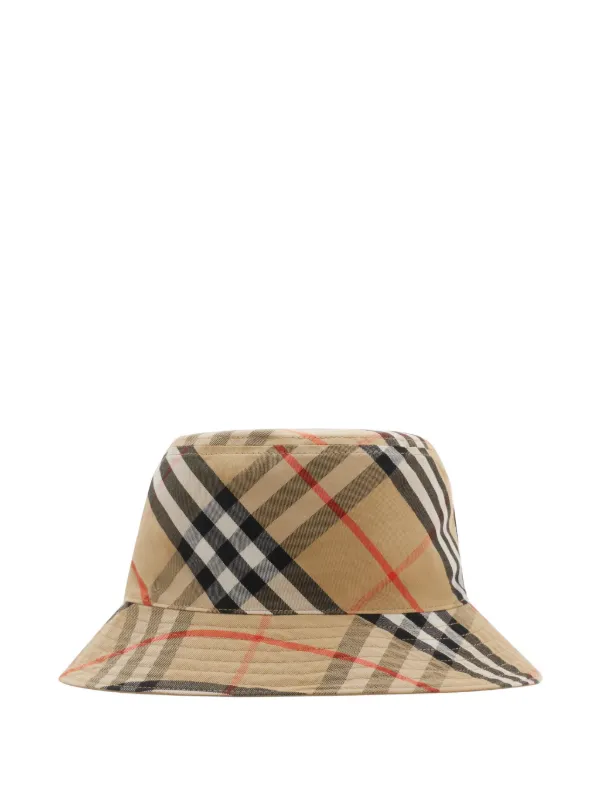 バーバリー リバーシブル バケットハット Burberry リバーシブル バケットハット | ニュートラル | FARFETCH JP