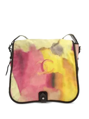 CHANEL Pre-Owned 2015 Graffiti On The Pavement Messenger Bag