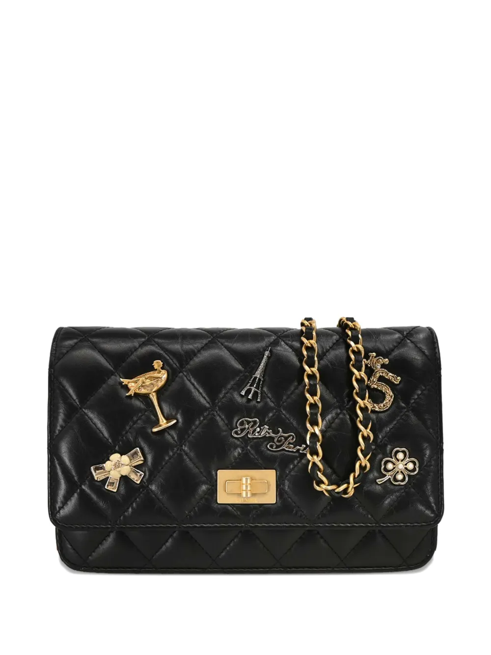 CHANEL Pre-Owned Portafoglio Mademoiselle Lock Icon 2017-2018 - Nero