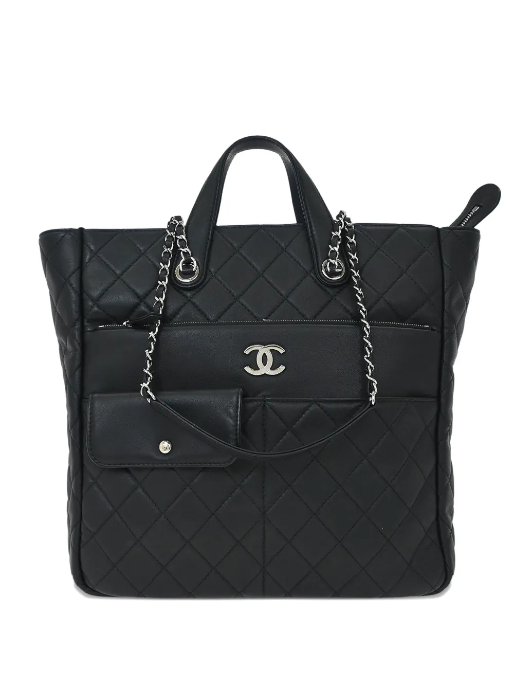 CHANEL Pre-Owned Borsa tote Ultra Pocket trapuntata 2019 - Nero
