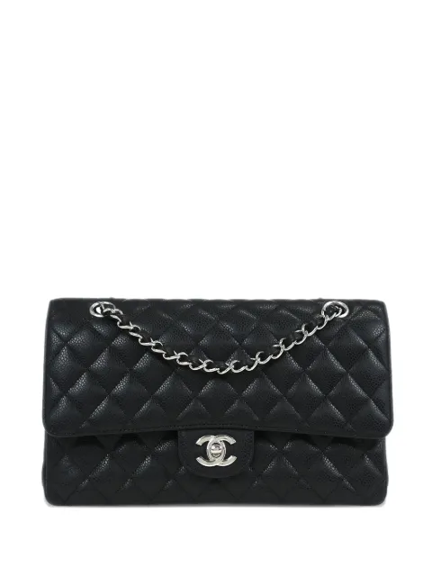 CHANEL Pre-Owned mellemstor klassisk skuldertaske med dobbelt flaplukning fra 2019