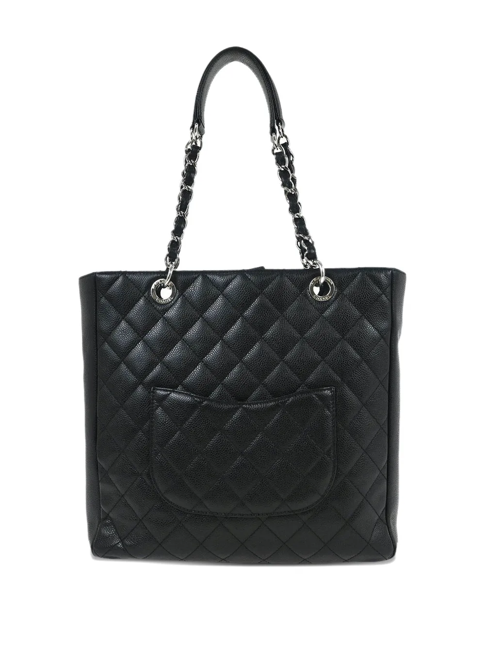 CHANEL ブラック キルティング ハンドバッグ CHANEL Pre-Owned 2013-2014 キルティング ハンドバッグ | ブラック