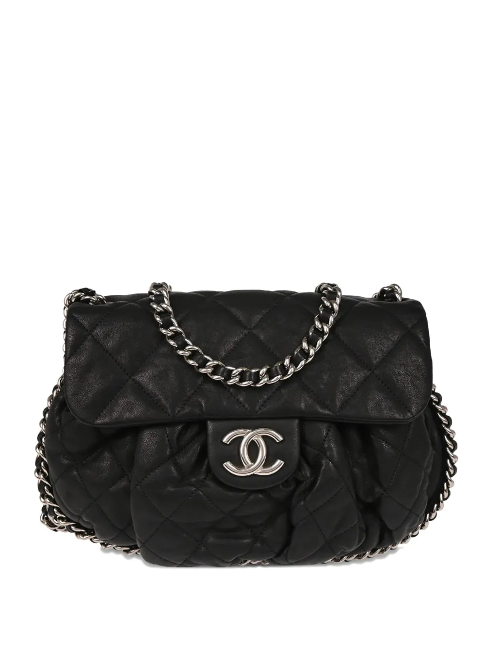 CHANEL Pre-Owned Borsa a spalla con catena 2013-2014 - Nero