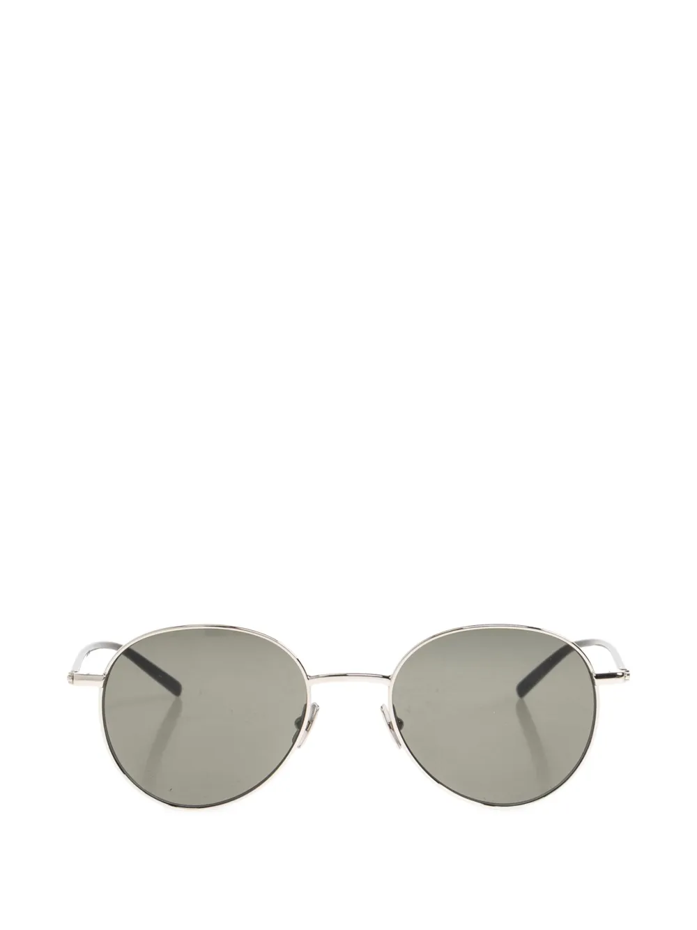 Saint Laurent Eyewear Zonnebril met rond montuur Goud