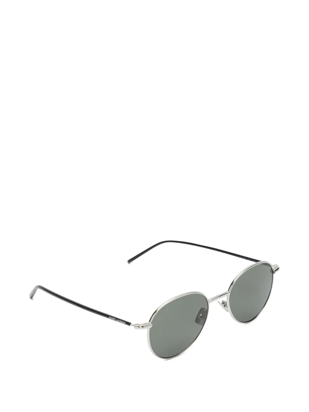Saint Laurent Eyewear Zonnebril met rond montuur Goud