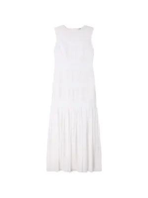 Patou ボタン ドレス | ホワイト | FARFETCH JP