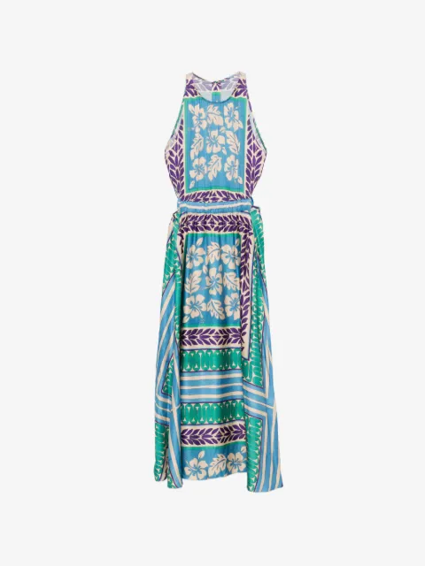 SANDRO floral print maxi dress