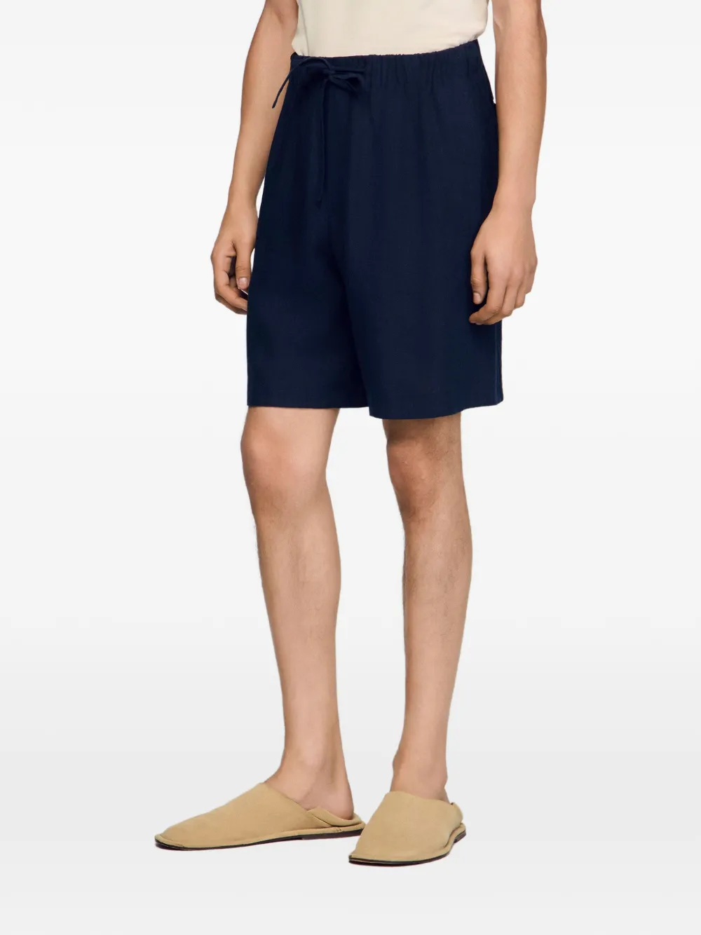 SANDRO Shorts met trekkoord Blauw