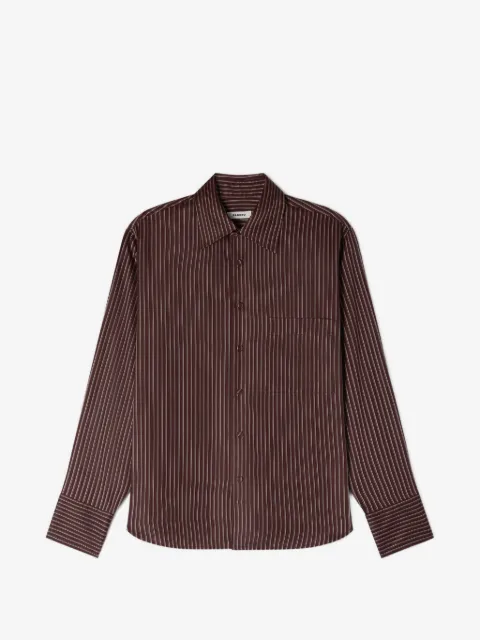 SANDRO camisa con bolsillo a rayas