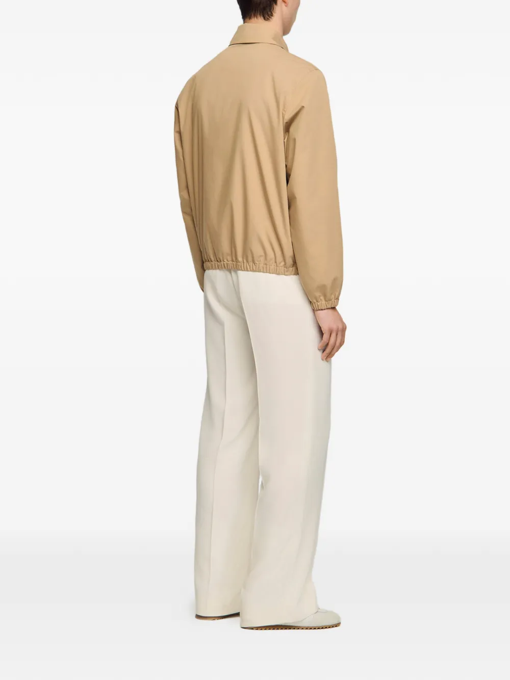 Sandro Zip Cotton Jacket - Neutrals 