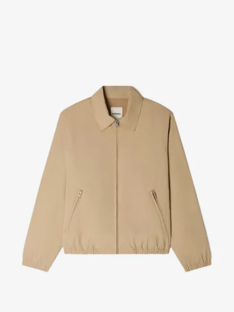 SANDRO zip-up cotton jacket