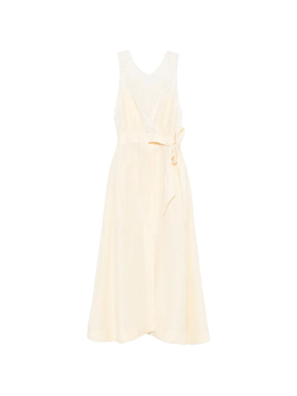 SANDRO lace-trim playsuit - Giallo