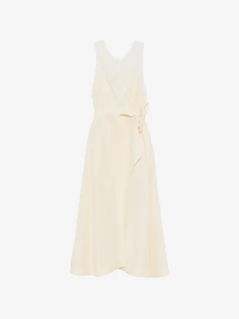 SANDRO lace-trim playsuit