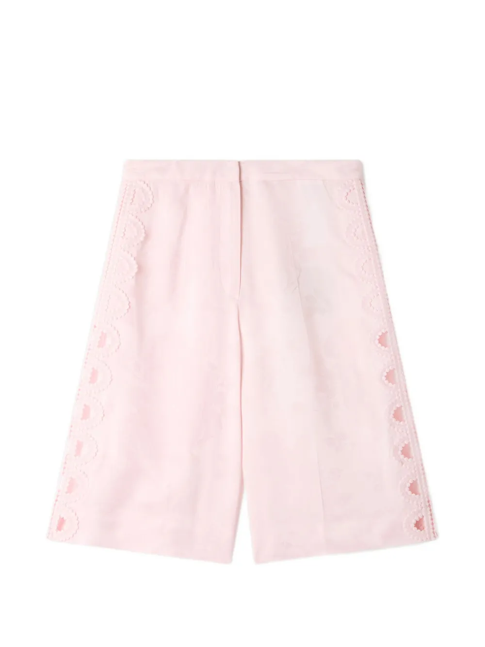 SANDRO Shorts con bordo in pizzo - Rosa